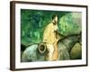 Portrait of Gillaudin on a Horse-Edouard Manet-Framed Giclee Print