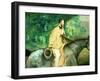 Portrait of Gillaudin on a Horse-Edouard Manet-Framed Giclee Print