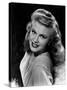 Portrait of Ginger Rogers, c.1945-null-Stretched Canvas