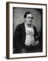 Portrait of Gioacchino Rossini-null-Framed Photographic Print
