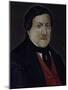 Portrait of Gioachino Rossini-null-Mounted Giclee Print