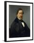 Portrait of Gioachino Rossini-null-Framed Giclee Print