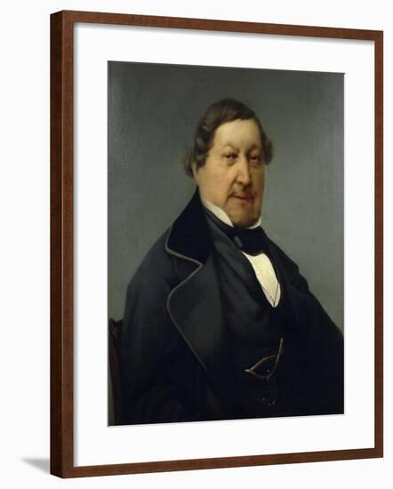 Portrait of Gioachino Rossini-null-Framed Giclee Print