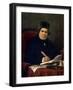 Portrait of Giovan Battista Niccolini, Italian Playwright and Patriot-Stefano Ussi-Framed Giclee Print