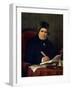 Portrait of Giovan Battista Niccolini, Italian Playwright and Patriot-Stefano Ussi-Framed Giclee Print