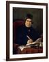 Portrait of Giovan Battista Niccolini, Italian Playwright and Patriot-Stefano Ussi-Framed Giclee Print