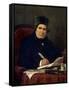 Portrait of Giovan Battista Niccolini, Italian Playwright and Patriot-Stefano Ussi-Framed Stretched Canvas