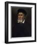Portrait of Giovan Pietro Maffeis-Giovanni Battista Moroni-Framed Giclee Print