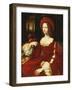 Portrait of Giovanna of Aragon, Seated Three-Quarter Length, in Her Chamber-Raphael-Framed Giclee Print