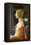 Portrait of Giovanna Tornabuoni, 1489-90-Domenico Ghirlandaio-Framed Stretched Canvas