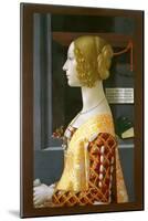 Portrait of Giovanna Tornabuoni, 1489-90-Domenico Ghirlandaio-Mounted Giclee Print