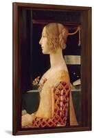 Portrait of Giovanna Tornabuoni, C.1899-Domenico Ghirlandaio-Framed Giclee Print