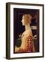 Portrait of Giovanna Tornabuoni, C.1899-Domenico Ghirlandaio-Framed Premium Giclee Print