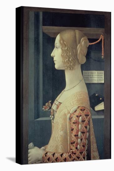 Portrait of Giovanna Tornabuoni-Domenico Ghirlandaio-Stretched Canvas