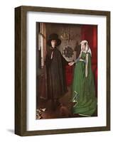 Portrait of Giovanni Arnolfini and his Wife, c.1434-Jan van Eyck-Framed Art Print