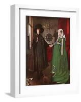 Portrait of Giovanni Arnolfini and his Wife, c.1434-Jan van Eyck-Framed Art Print