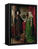 Portrait of Giovanni Arnolfini and his Wife, c.1434-Jan van Eyck-Framed Stretched Canvas