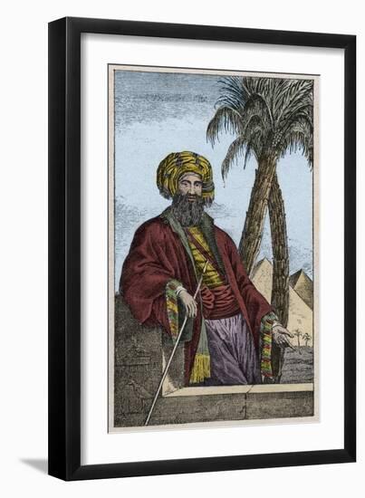 Portrait of Giovanni Battista Belzoni-Stefano Bianchetti-Framed Giclee Print