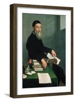 Portrait of Giovanni Bressani-Giovanni Battista Moroni-Framed Giclee Print