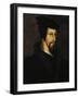 Portrait of Giovanni Calvino-null-Framed Giclee Print