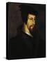 Portrait of Giovanni Calvino-null-Stretched Canvas