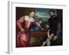 Portrait of Giovanni Della Volta with His Wife and Children, 1547-Lorenzo Lotto-Framed Giclee Print