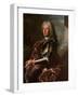 Portrait of Giovanni Francesco II Brignole Sale, Duke of Genoa 1746-1748-Hyacinthe Rigaud-Framed Giclee Print