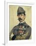 Portrait of Giovanni Maria Damiani Wearing Garibaldi's Army Uniform-Antonio Puccinelli-Framed Giclee Print