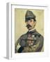 Portrait of Giovanni Maria Damiani Wearing Garibaldi's Army Uniform-Antonio Puccinelli-Framed Giclee Print