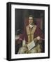 Portrait of Giovanni Maria Mastai Ferretti, Pope Pius IX from 1846 to 1878-null-Framed Giclee Print