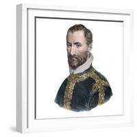 Portrait of Giovanni Pierluigi da Palestrina (1525-1594), Italian composer-French School-Framed Giclee Print