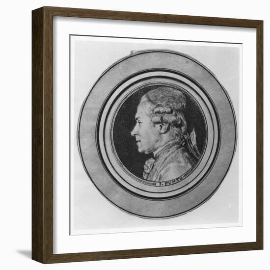 Portrait of Giovanni Punto-Charles Nicolas II Cochin-Framed Giclee Print