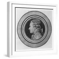 Portrait of Giovanni Punto-Charles Nicolas II Cochin-Framed Giclee Print