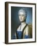 Portrait of Girl with Goldfinch Pastel on Paper-Fabio Cipolla-Framed Giclee Print
