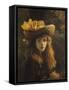 Portrait of Girl-Gustave Courbet-Framed Stretched Canvas