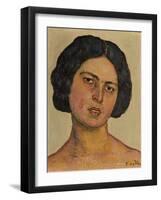 Portrait of Giulia Leonardi, 1910-Ferdinand Hodler-Framed Giclee Print
