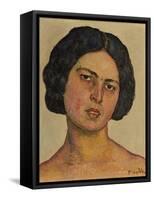 Portrait of Giulia Leonardi, 1910-Ferdinand Hodler-Framed Stretched Canvas