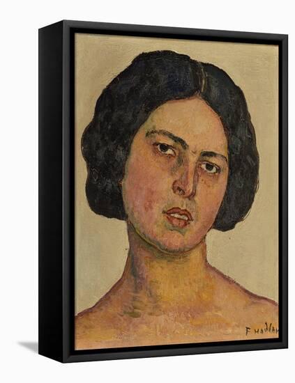 Portrait of Giulia Leonardi, 1910-Ferdinand Hodler-Framed Stretched Canvas