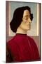 Portrait of Giuliano De' Medici (1478-1534) circa 1480-Sandro Botticelli-Mounted Giclee Print