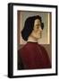 Portrait of Giuliano De' Medici, Ca 1475-Sandro Botticelli-Framed Giclee Print