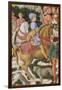 Portrait of Giuliano De'Medici, Detail from the Journey of the Magi Cycle in the Chapel, circa 1460-Benozzo di Lese di Sandro Gozzoli-Framed Giclee Print