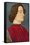 Portrait of Giuliano De Medici-Sandro Botticelli-Framed Stretched Canvas