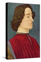 Portrait of Giuliano De Medici-Sandro Botticelli-Stretched Canvas