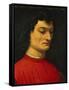 Portrait of Giuliano De Medici-Agnolo Bronzino-Framed Stretched Canvas