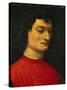 Portrait of Giuliano De Medici-Agnolo Bronzino-Stretched Canvas