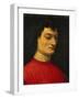 Portrait of Giuliano De Medici-Agnolo Bronzino-Framed Giclee Print