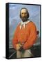 Portrait of Giuseppe Garibaldi, 1807 - 1882, Italian Military General, Patriot and Politician-Silvestro Lega-Framed Stretched Canvas