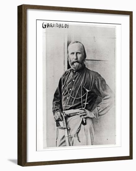 Portrait of Giuseppe Garibaldi (1807-82) 1860-Gustave Le Gray-Framed Photographic Print