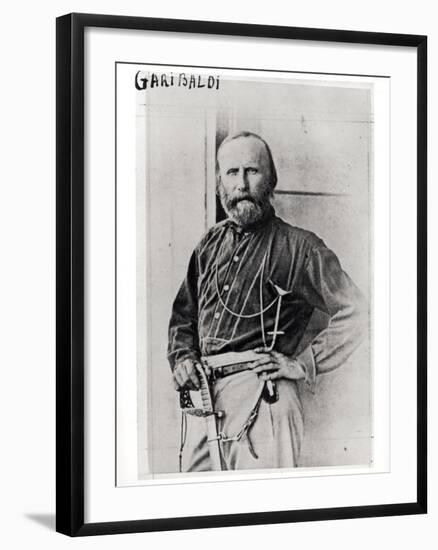 Portrait of Giuseppe Garibaldi (1807-82) 1860-Gustave Le Gray-Framed Photographic Print