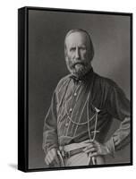 Portrait of Giuseppe Garibaldi-null-Framed Stretched Canvas